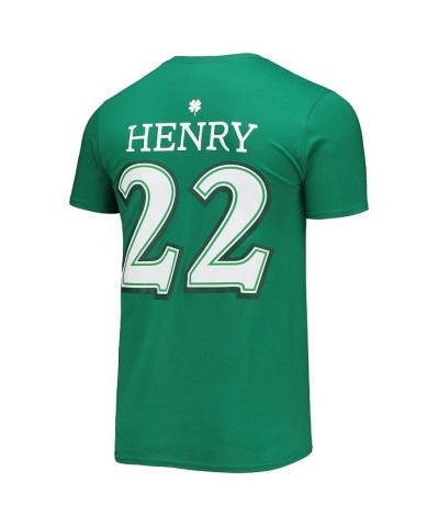 Men's Branded Derrick Henry Green Tennessee Titans St. Patrick's Day Icon Player T-shirt $17.33 T-Shirts