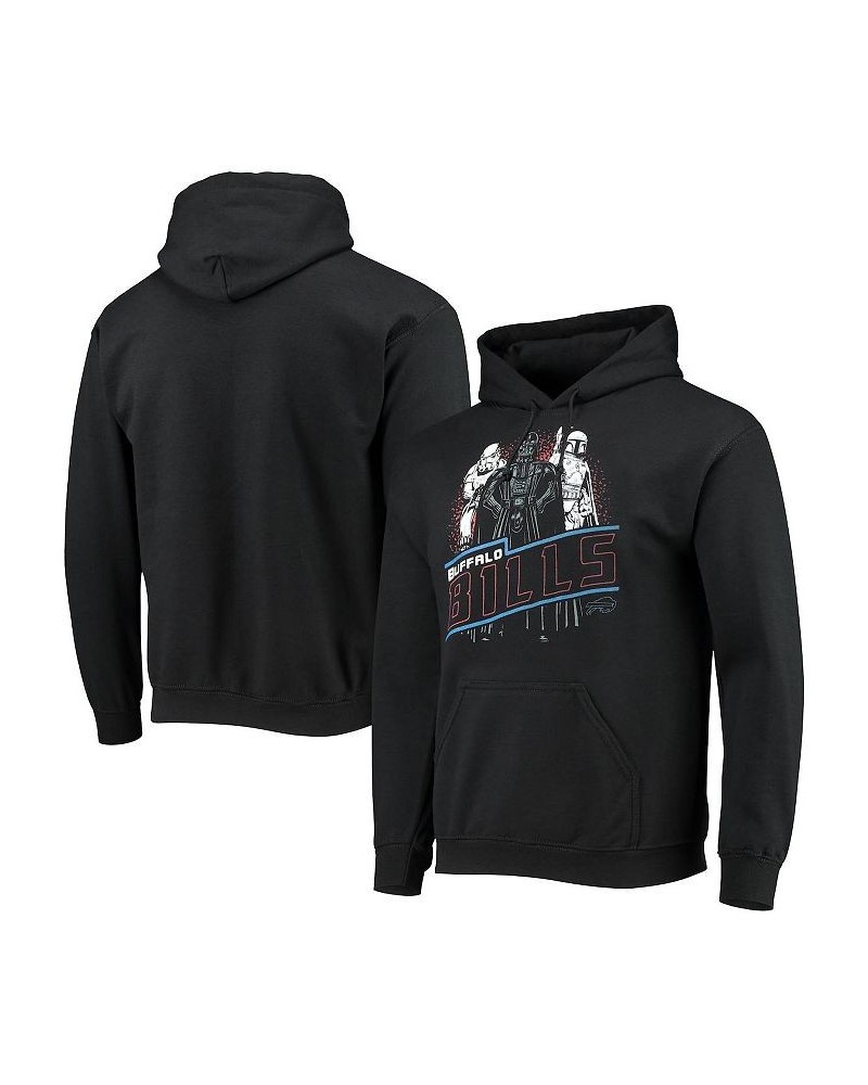 Men's Black Buffalo Bills Star Wars Empire Pullover Hoodie $28.42 Sweatshirt