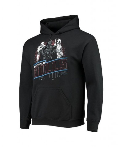 Men's Black Buffalo Bills Star Wars Empire Pullover Hoodie $28.42 Sweatshirt