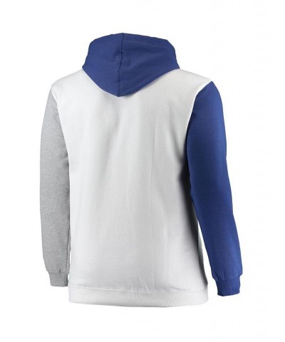 Men's Royal and White Indianapolis Colts Big and Tall Pullover Hoodie $45.89 Sweatshirt