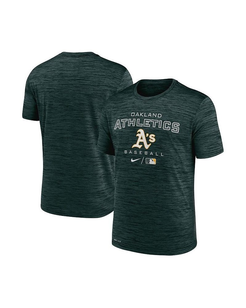 Men's Green Oakland Athletics Authentic Collection Velocity Practice Performance T-shirt $20.25 T-Shirts