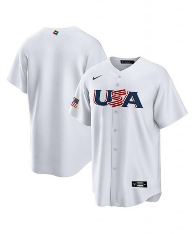 Men's White USA Baseball 2023 World Baseball Classic Replica jersey $41.25 Jersey