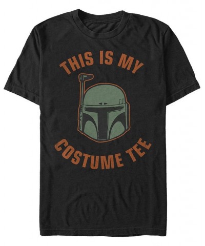 Star Wars Men's Boba Fett Halloween Costume Short Sleeve T-Shirt Black $18.89 T-Shirts