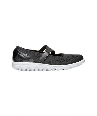 Women's Travelactive Mary Jane Sneaker Silver $30.00 Shoes