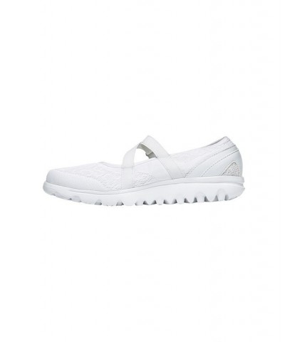 Women's Travelactive Mary Jane Sneaker Silver $30.00 Shoes