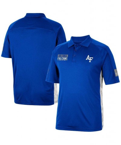 Men's Royal Air Force Falcons OHT Military-Inspired Appreciation Snow Camo Polo Shirt $24.00 Polo Shirts