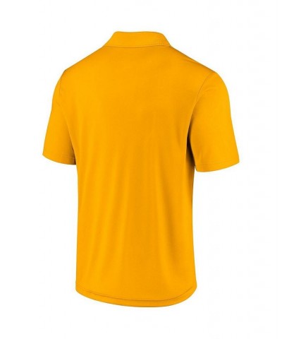 Men's Branded Gold Nashville Predators Winning Streak Polo Shirt $23.97 Polo Shirts