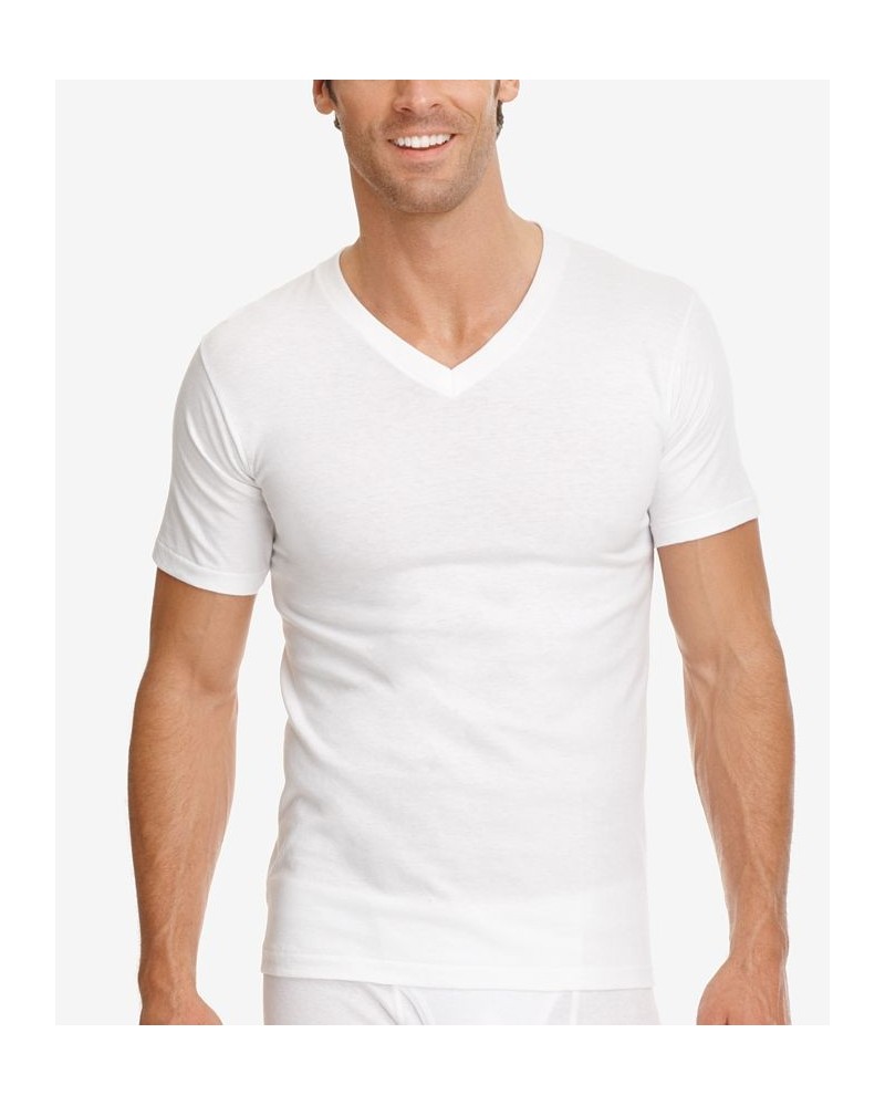 Men's Classic V-neck Undershirt, Pack of 3 White $15.77 Undershirt