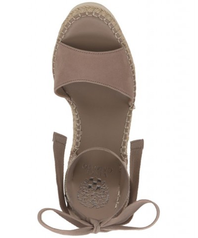 Women's Bendsen Ankle Wrap Wedge Sandals PD01 $42.00 Shoes