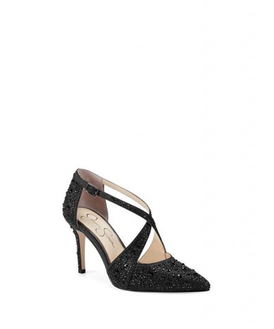 Women's Accile Crisscro Pumps Black $39.60 Shoes