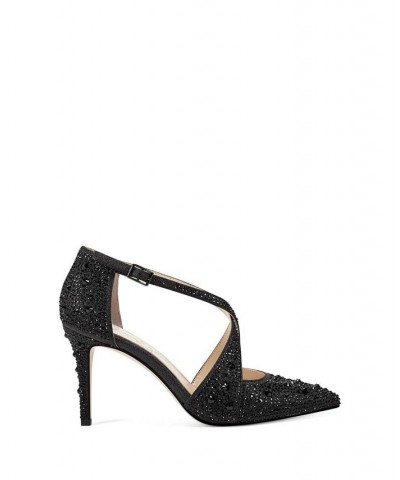 Women's Accile Crisscro Pumps Black $39.60 Shoes