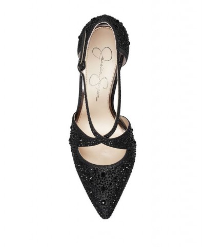 Women's Accile Crisscro Pumps Black $39.60 Shoes