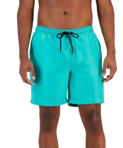 Men's Quick-Dry Performance Solid 7" Swim Trunks PD07 $13.74 Swimsuits