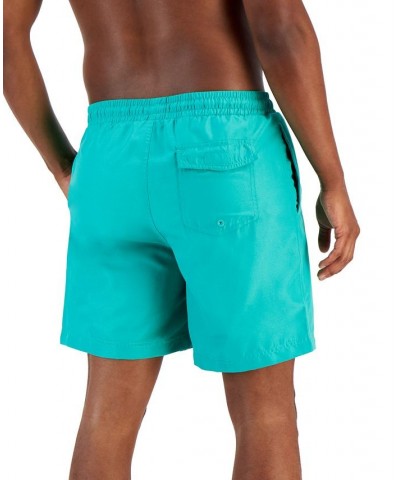 Men's Quick-Dry Performance Solid 7" Swim Trunks PD07 $13.74 Swimsuits