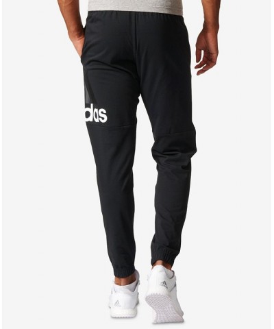 Men's Essentials Jersey Pants Black/White $19.24 Pants