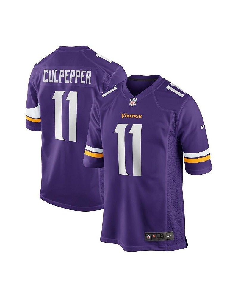 Men's Daunte Culpepper Purple Minnesota Vikings Game Retired Player Jersey $57.40 Jersey