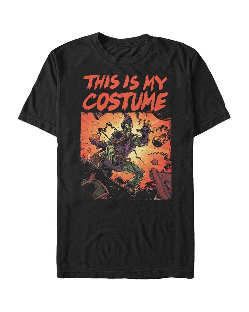 Marvel Men's Classic Green Goblin Halloween Costume Short Sleeve T-Shirt Black $18.54 T-Shirts