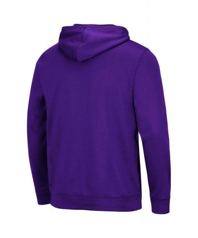 Men's Purple Clemson Tigers Lantern Pullover Hoodie $33.79 Sweatshirt