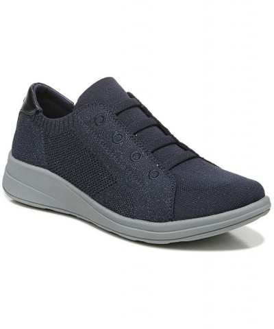 Golden Knit Washable Slip-on Sneakers Blue $44.20 Shoes