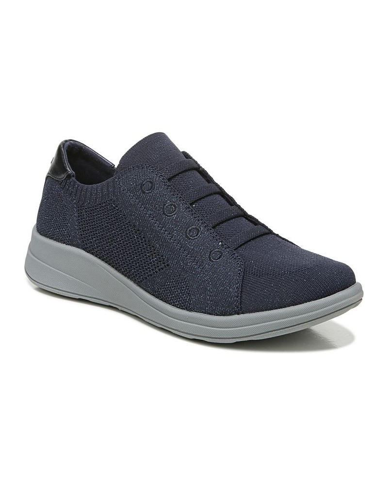 Golden Knit Washable Slip-on Sneakers Blue $44.20 Shoes