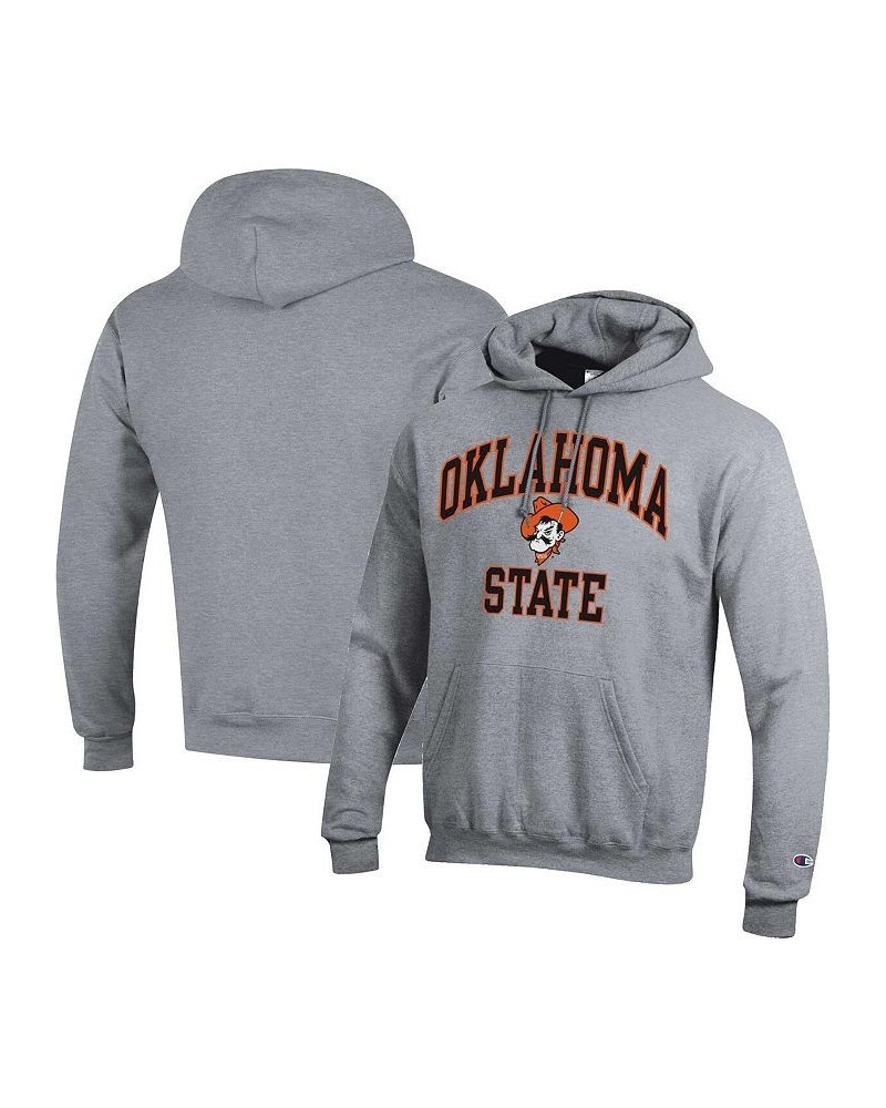 Men's Heather Gray Oklahoma State Cowboys High Motor Pullover Hoodie $29.40 Sweatshirt