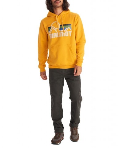 Men's Coastal Hoodie Pullover Sweatshirt Gold $22.54 Sweatshirt