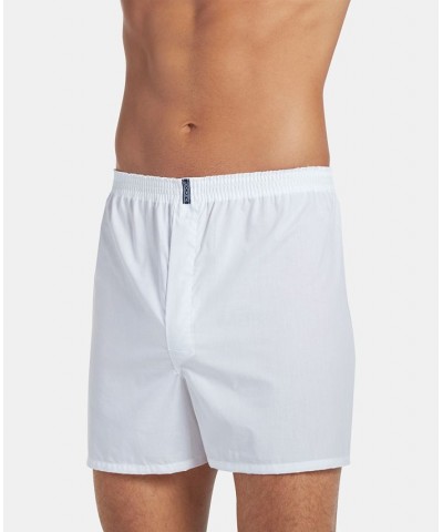 Men's 3-Pk. Woven Boxers White $12.47 Underwear