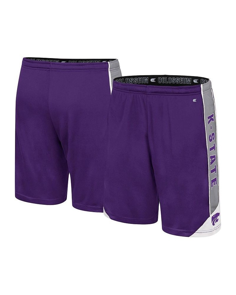 Men's Purple Kansas State Wildcats Haller Shorts $20.70 Shorts