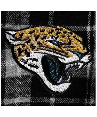 Men's Black, Charcoal Jacksonville Jaguars Big and Tall Lodge T-shirt and Pants Sleep Set $34.44 Pajama