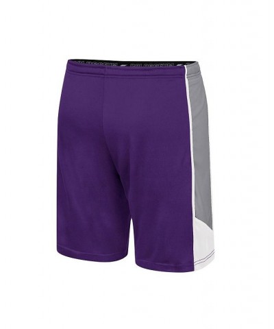 Men's Purple Kansas State Wildcats Haller Shorts $20.70 Shorts