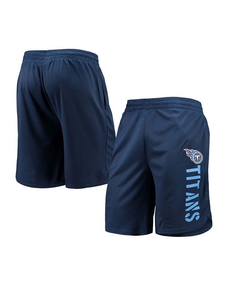 Men's Navy Tennessee Titans Training Shorts $28.00 Shorts