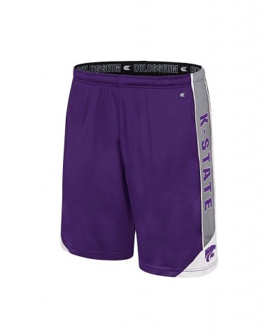 Men's Purple Kansas State Wildcats Haller Shorts $20.70 Shorts