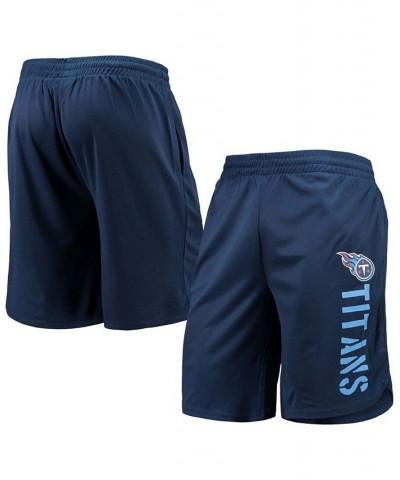 Men's Navy Tennessee Titans Training Shorts $28.00 Shorts