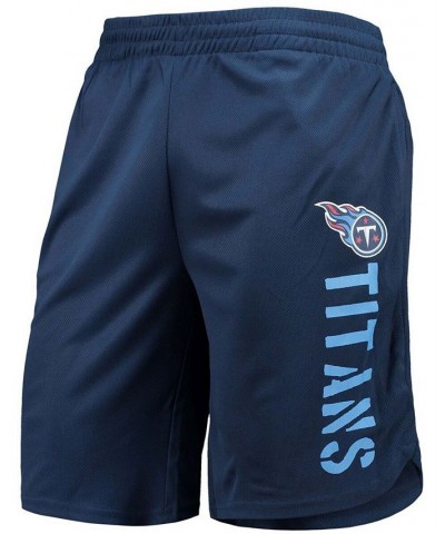 Men's Navy Tennessee Titans Training Shorts $28.00 Shorts