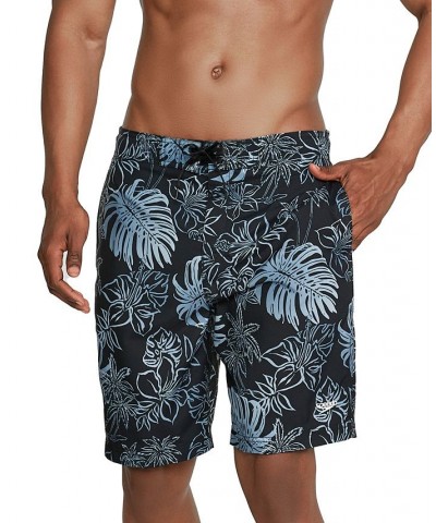 Men's Bondi Tropical 8 1/2" Board Shorts Gray $17.35 Swimsuits