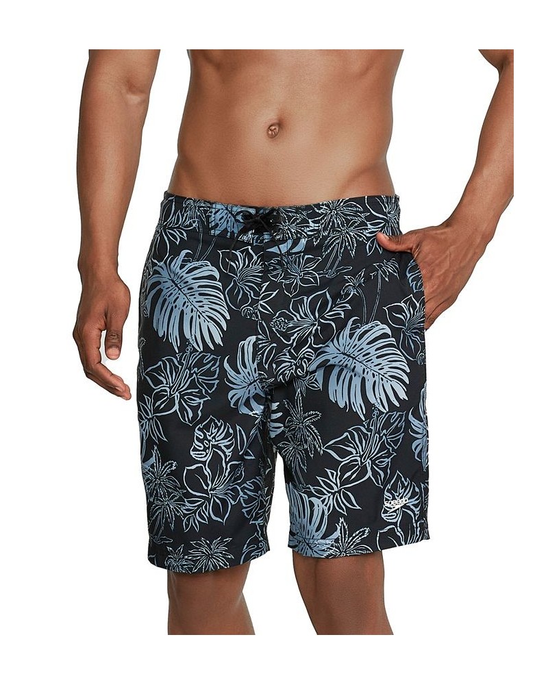 Men's Bondi Tropical 8 1/2" Board Shorts Gray $17.35 Swimsuits