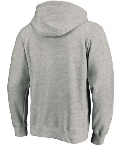 Men's Heathered Gray Miami Heat Team Primary Logo Pullover Hoodie $23.10 Sweatshirt