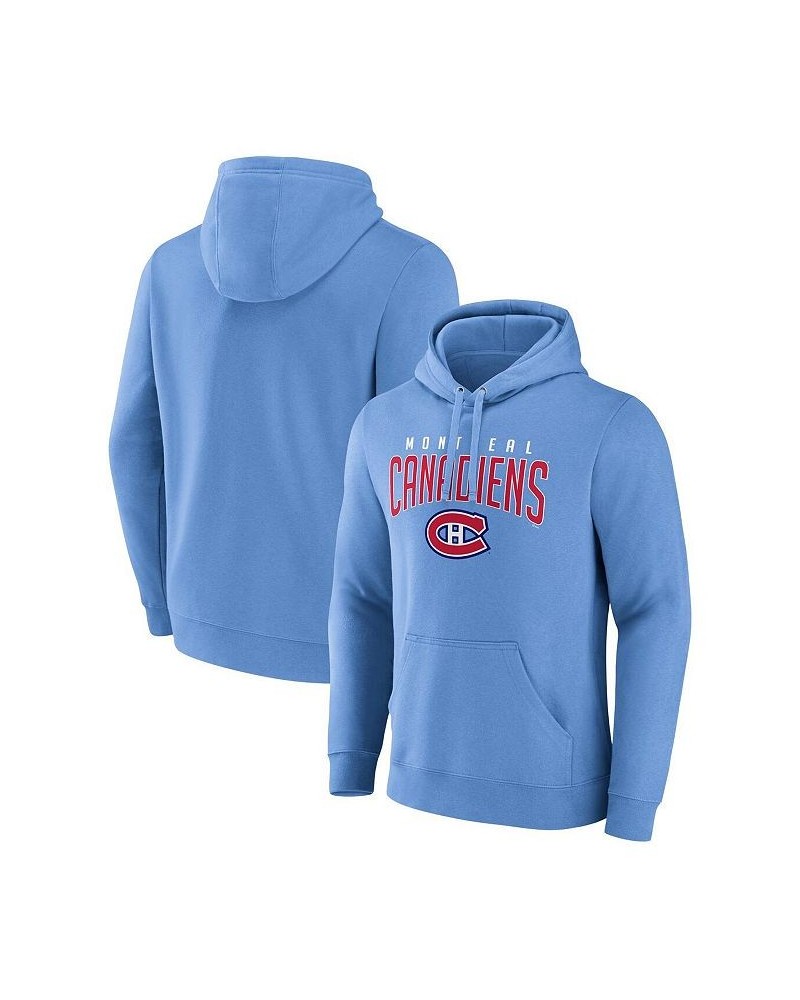 Men's Branded Blue Montreal Canadiens Special Edition 2.0 Wordmark Pullover Hoodie $36.80 Sweatshirt