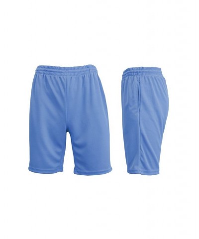 Men's Moisture Wicking Performance Basic Mesh Shorts Blue $12.00 Shorts