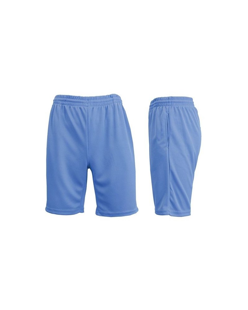 Men's Moisture Wicking Performance Basic Mesh Shorts Blue $12.00 Shorts