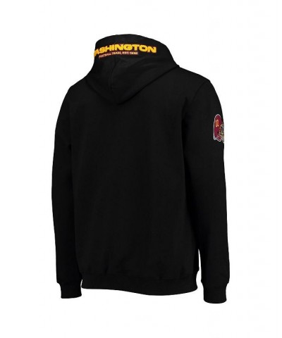 Men's Black Washington Football Team Logo Pullover Hoodie $40.70 Sweatshirt