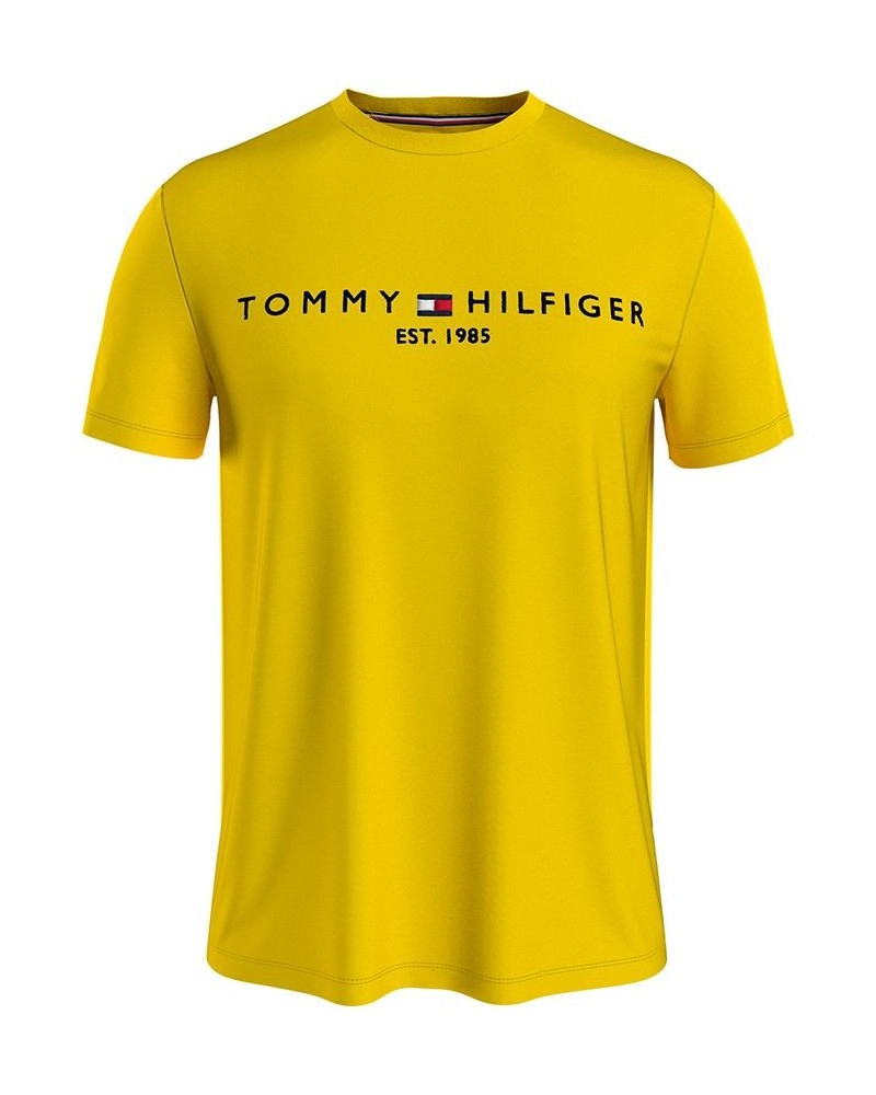 Men's Logo-Print Slim-Fit T-Shirt Yellow $26.54 T-Shirts