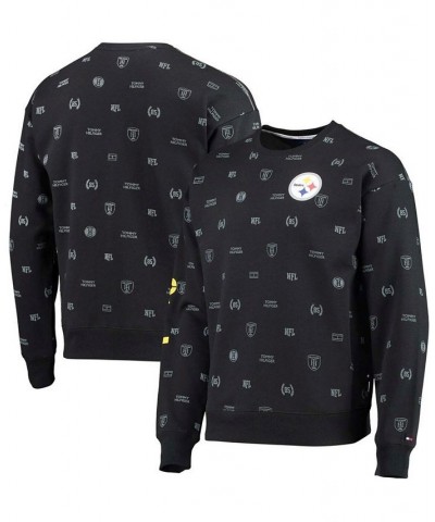 Men's Black Pittsburgh Steelers Reid Graphic Pullover Sweatshirt $48.59 Sweatshirt