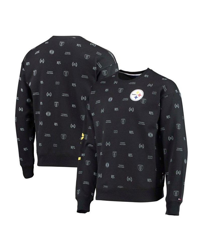 Men's Black Pittsburgh Steelers Reid Graphic Pullover Sweatshirt $48.59 Sweatshirt