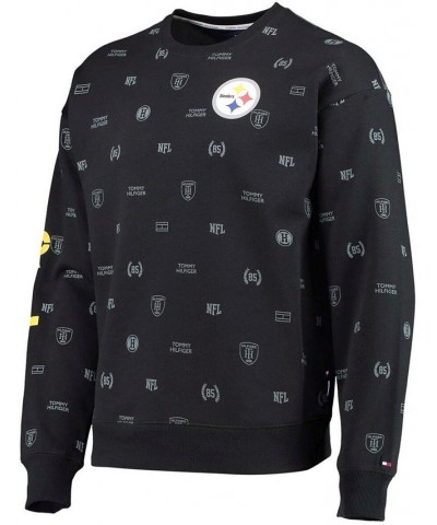 Men's Black Pittsburgh Steelers Reid Graphic Pullover Sweatshirt $48.59 Sweatshirt