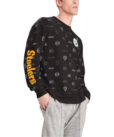 Men's Black Pittsburgh Steelers Reid Graphic Pullover Sweatshirt $48.59 Sweatshirt