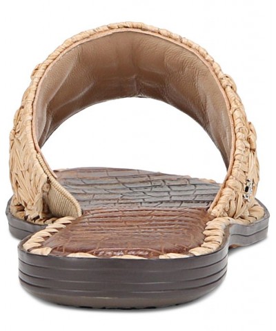 Giovanna Woven Raffia Slide Sandals PD01 $48.40 Shoes