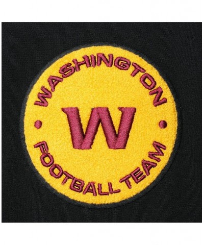 Men's Black Washington Football Team Logo Pullover Hoodie $40.70 Sweatshirt