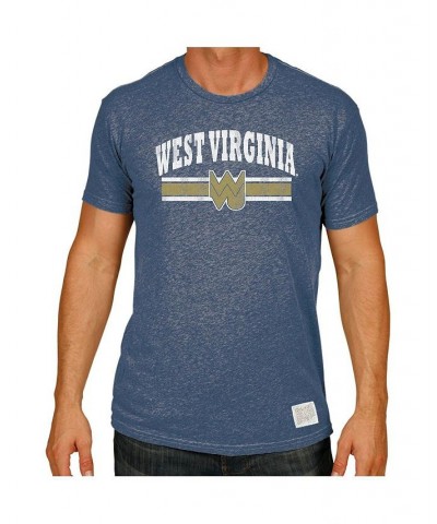 Men's Navy West Virginia Mountaineers Big and Tall Mock Twist T-shirt $29.49 T-Shirts