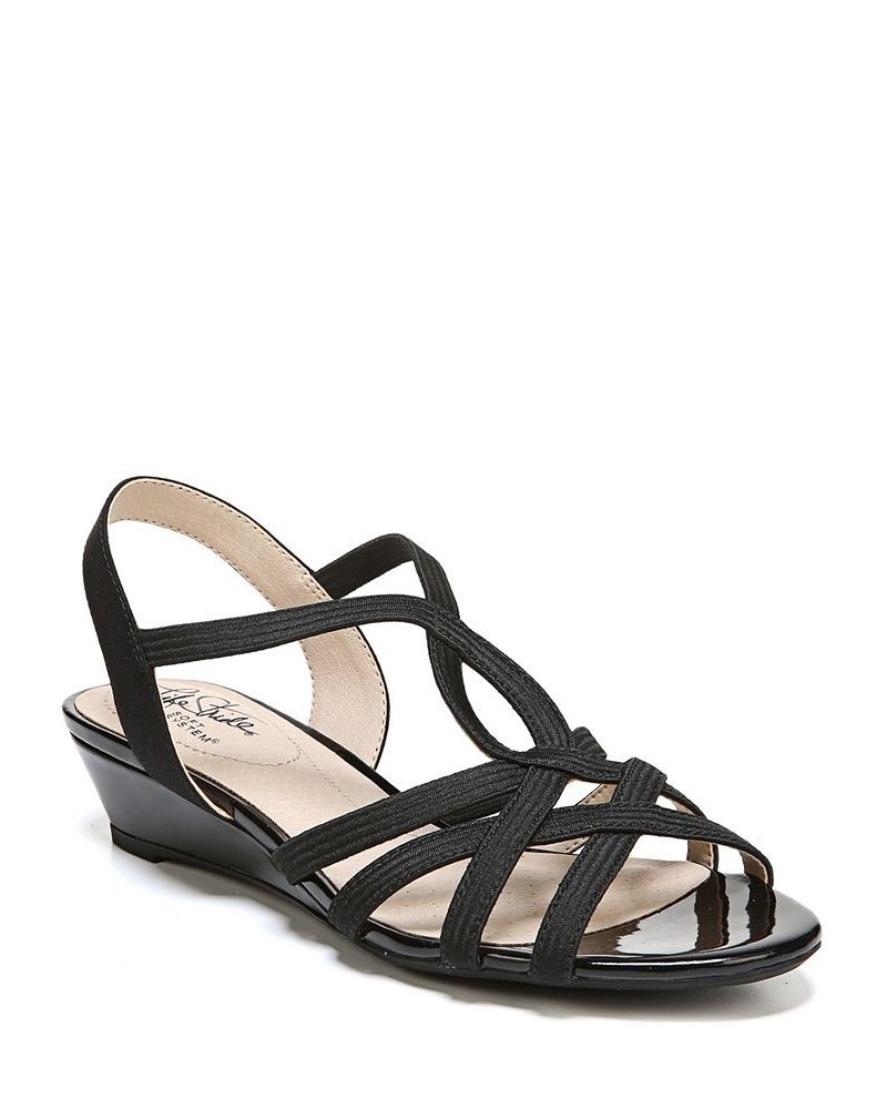 Yaya Strappy Dress Sandals Black $38.40 Shoes